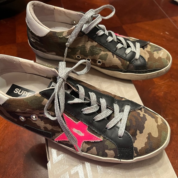 Golden Goose Superstar Classic Camouflage Sz 40 - Picture 1 of 6